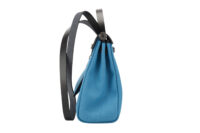 0456. Hermes Herbag 31 Blue Jean Canvas, Palladium Hardware3