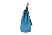 0456. Hermes Herbag 31 Blue Jean Canvas, Palladium Hardware5