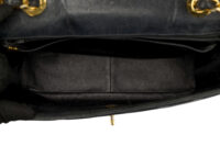 0458. Chanel Jumbo Classic Flap Vintage, Black Caviar Leather, Gold Hardware18