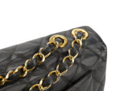 0458. Chanel Jumbo Classic Flap Vintage, Black Caviar Leather, Gold Hardware7