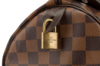 0461. Louis Vuitton Speedy 30 Damier Ebene Canvas, Gold Hardware10