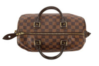 0461. Louis Vuitton Speedy 30 Damier Ebene Canvas, Gold Hardware11