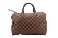 0461. Louis Vuitton Speedy 30 Damier Ebene Canvas, Gold Hardware4