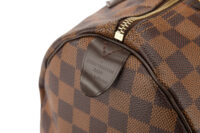 0461. Louis Vuitton Speedy 30 Damier Ebene Canvas, Gold Hardware9