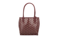 0462. Goyard Anjou Mini Tote Burgundy Goyardine, Silver Hardware1