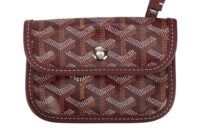 0462. Goyard Anjou Mini Tote Burgundy Goyardine, Silver Hardware11