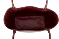 0462. Goyard Anjou Mini Tote Burgundy Goyardine, Silver Hardware9