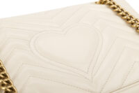 0465. Gucci Marmont Medium Beige Leather, Gold hardware12
