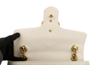 0465. Gucci Marmont Medium Beige Leather, Gold hardware14