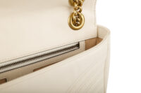 0465. Gucci Marmont Medium Beige Leather, Gold hardware15
