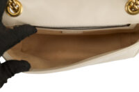 0465. Gucci Marmont Medium Beige Leather, Gold hardware17