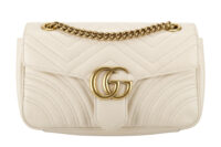 0465. Gucci Marmont Medium Beige Leather, Gold hardware2