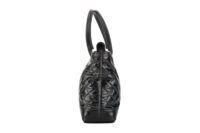 0471. Chanel 31 Cambon Quilted Black Patent Leather, Aged Silver tone Hardware5