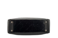 0471. Chanel 31 Cambon Quilted Black Patent Leather, Aged Silver tone Hardware6