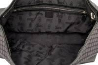 0472. Gucci GG Diamante Tote Black Canvas, Silver Hardware10