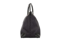 0472. Gucci GG Diamante Tote Black Canvas, Silver Hardware3