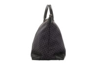 0472. Gucci GG Diamante Tote Black Canvas, Silver Hardware5