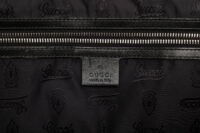 0472. Gucci GG Diamante Tote Black Canvas, Silver Hardware7