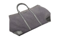 0472. Gucci GG Diamante Tote Black Canvas, Silver Hardware8