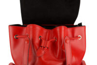 0475. Louis Vuitton Supreme Red Epi Leather Backpack, Silver Hardware13
