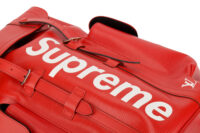 0475. Louis Vuitton Supreme Red Epi Leather Backpack, Silver Hardware8