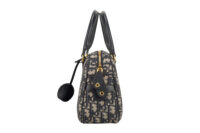 0416. Dior D-Vibe Bowling Bag, Gold Hardware5