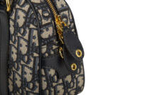0416. Dior D-Vibe Bowling Bag, Gold Hardware7