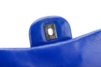 0468. Chanel Maxi Classic Blue Quilted Leather, Silver Hardware10
