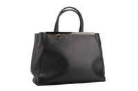 0479. Fendi 2Jours Tote Black Leather2