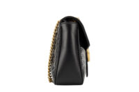 0489. Gucci Marmont Large Matelasse Black Leather, Gold Hardware3