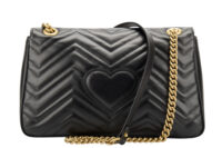 0489. Gucci Marmont Large Matelasse Black Leather, Gold Hardware4