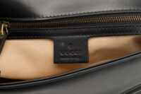 0489. Gucci Marmont Large Matelasse Black Leather, Gold Hardware7