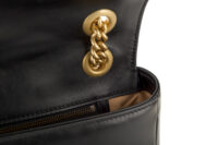 0489. Gucci Marmont Large Matelasse Black Leather, Gold Hardware8