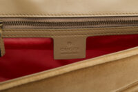 0490. Gucci Marmont Large Matelasse Brown Velvet, Gold Hardware8