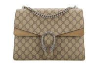 0492. Gucci Dionysus Large Beige Canvas Silver-tone Hardware1