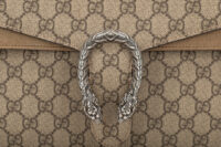 0492. Gucci Dionysus Large Beige Canvas Silver-tone Hardware7