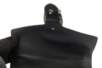 0493. Gucci Dionysus Large Black Suede, Silver Hardware11