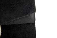 0493. Gucci Dionysus Large Black Suede, Silver Hardware13
