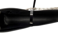0498. Givenchy Cut Out Black leather Chain Bag, SIlver Hardware13