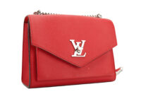 0501. Louis Vuitton MyLockMe Red Leather, Silver Hardware10