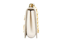 0502. Dolce&Gabbana Girls Crossbody White Nappa Gold Chain Link Girls Ornament5