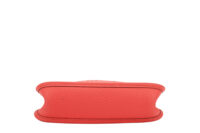 0504. Hermes Evelyne 18 Neon Red, Palladium Hardware6