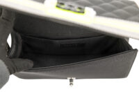 0506. Chanel Boy Bag Medium, Black Neon Nylon, Silver Hardware14