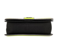 0506. Chanel Boy Bag Medium, Black Neon Nylon, Silver Hardware7
