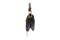 0511. Dior Saddle Mini Black Calfskin Leather, Gold Hardware5