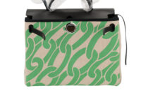 0514. Hermes Herbag 31 Maillons & Co Chain Motif Plume Canvas Palladium Hardware11