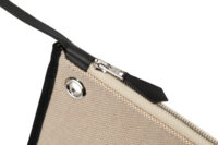 0514. Hermes Herbag 31 Maillons & Co Chain Motif Plume Canvas Palladium Hardware16