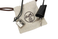0514. Hermes Herbag 31 Maillons & Co Chain Motif Plume Canvas Palladium Hardware20