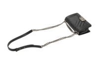 0517. Chanel Boy Bag Small, Black Leather Chevron, Aged-tone Silver Hardware8