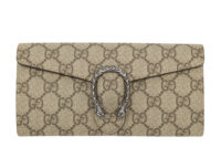 0527. Gucci Dionysus Wallet on Chain Small GG Monogram Canvas, Silver Hardware1